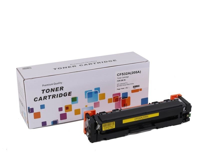 HP CF-532A 205A Muadil Sarı Toner Pro Mfp M-180fndw  M-180n  M-181fw 900 Sayfa)