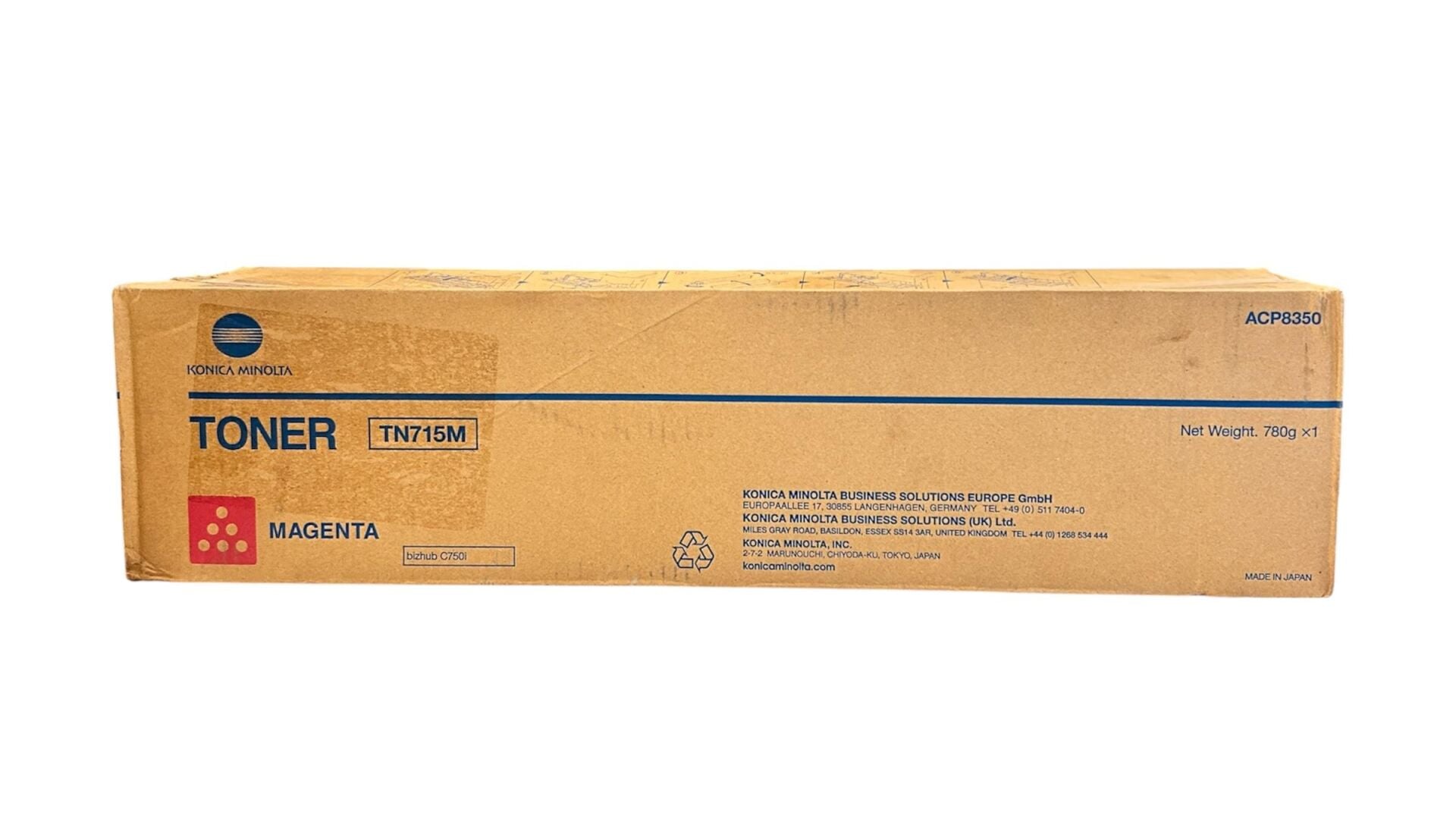 Minolta TN-715MH Orjinal Kırmızı Toner Bizhub C750i 22,5k.