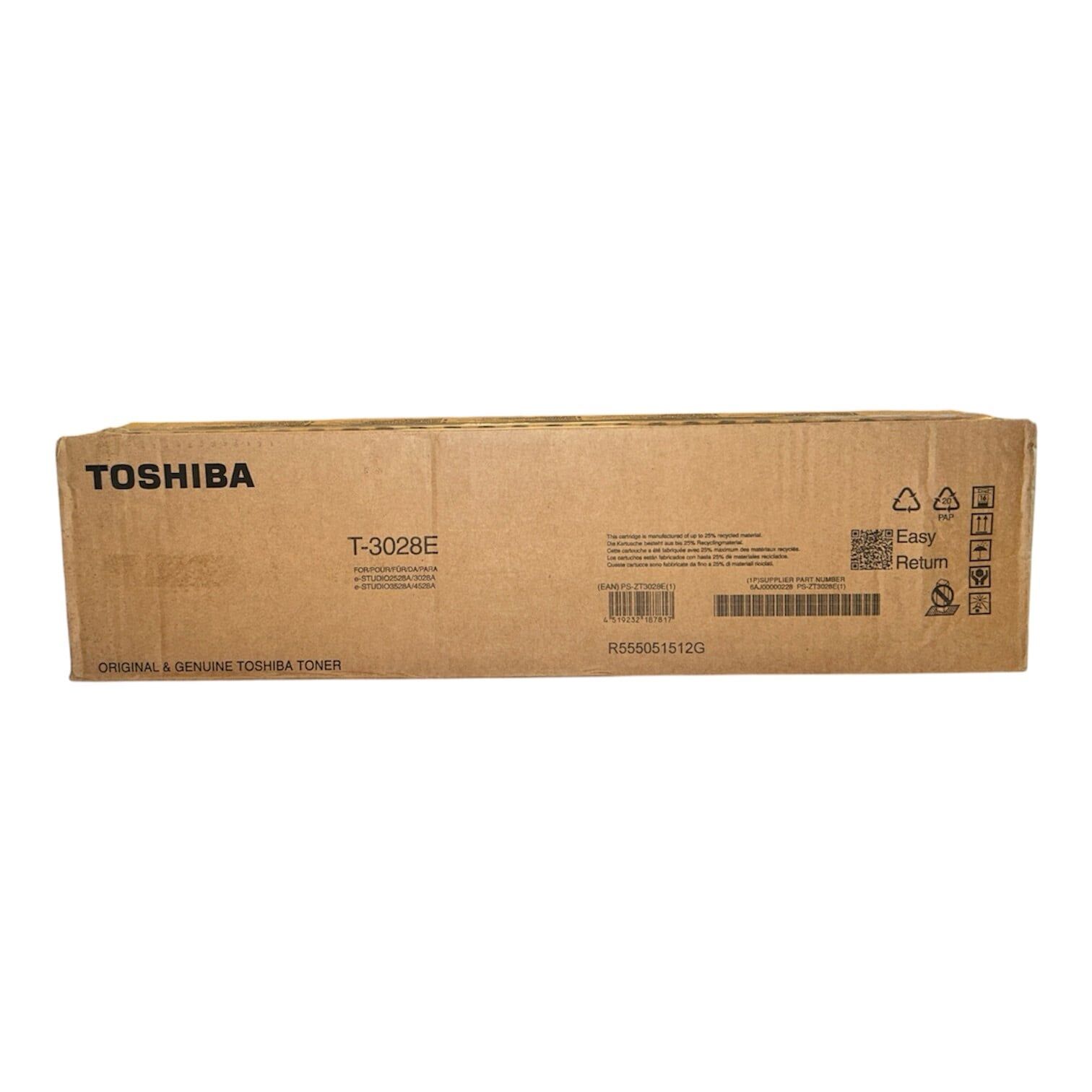 Toshiba T-3028E Orijinal Toner  e-STUDIO 2028A 2528A 3528A 4528A 5028A 43,9k.