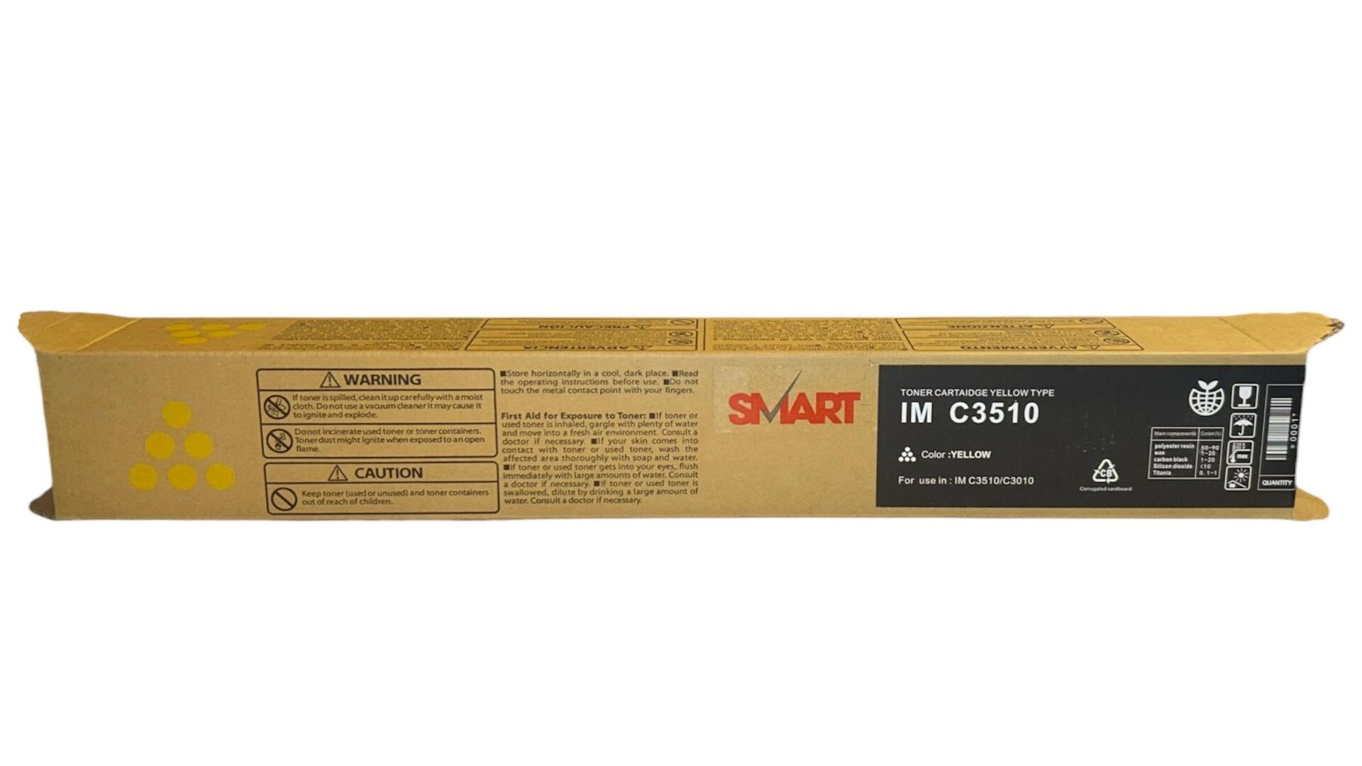 Ricoh IM C3010 IM C3510 Sarı Smart Toner 19k.