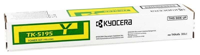 Kyocera Mita TK-5195 Orjinal Sarı Toner -306ci CS-306ci 7k