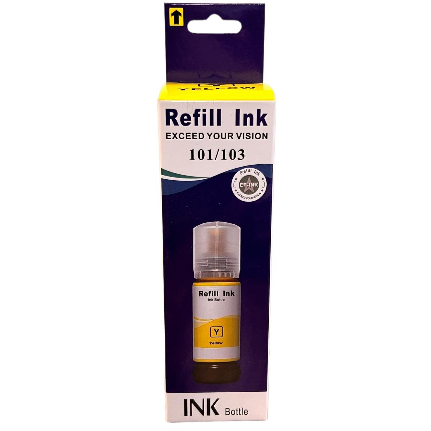 Epson 101 103 105 106 Sarı Mürekkep Kartuş L 3110 3150 5190 6190 7160 (70ml)