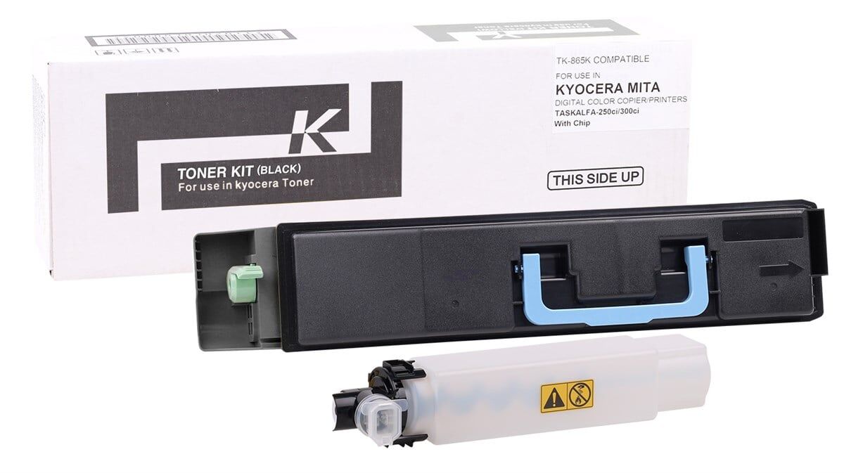 Kyocera Mita TK-865 Smart Siyah Toner Taskalfa-250ci -300ci