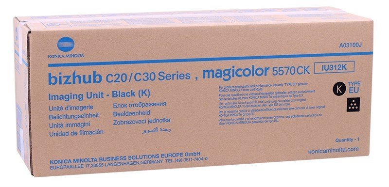 Minolta Drum Unit Orjinal IU-312K Siyah C20-C30-C31 Magicolor 5570