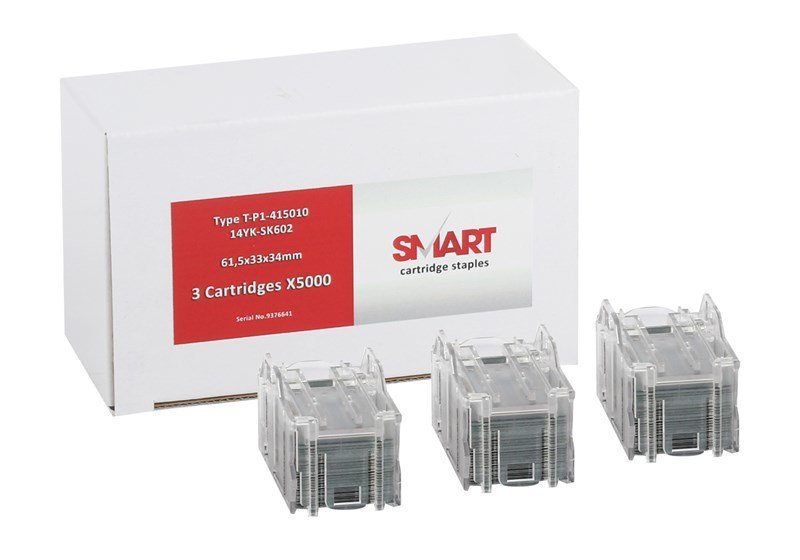 Staples SMART SR 4120  14YK  SK-602  SH-10 Staple Type: P1 3x5000  37664