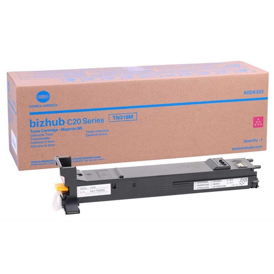 Minolta TN-318 Orjinal Kırmızı Toner Bizhub C20 A0DK353