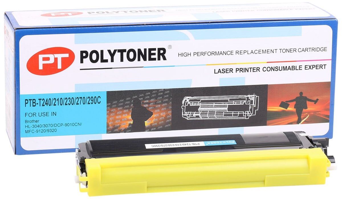 Brother TN-240 TN-270 TN-290 Mavi Polytoner HL 3040 3070 DCP-9010 MFC-9120 9320