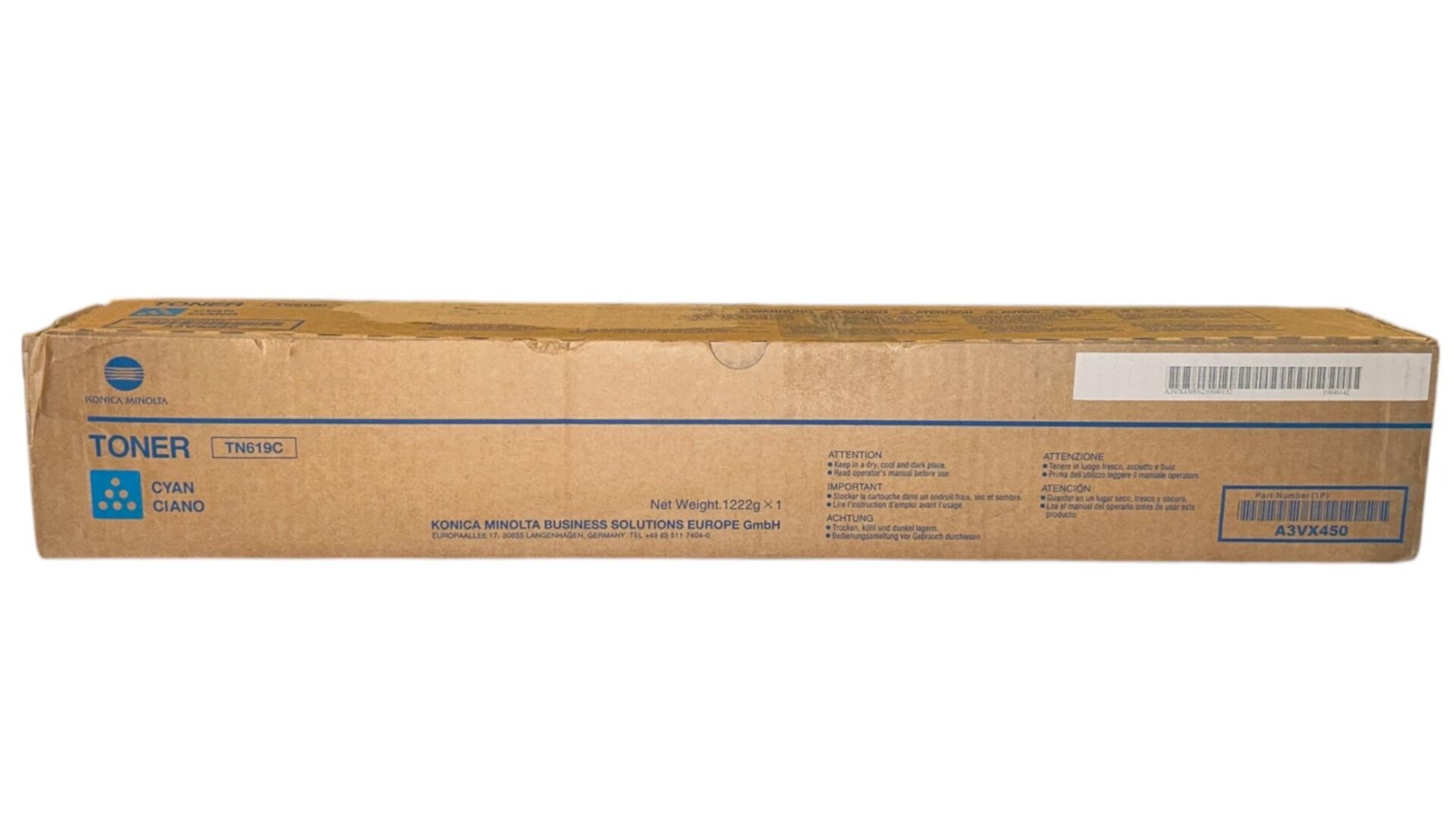 Minolta TN-619 Orjinal Mavi Toner C1060 C1070 C2060 C2070 C4080 A3VX450 78k.