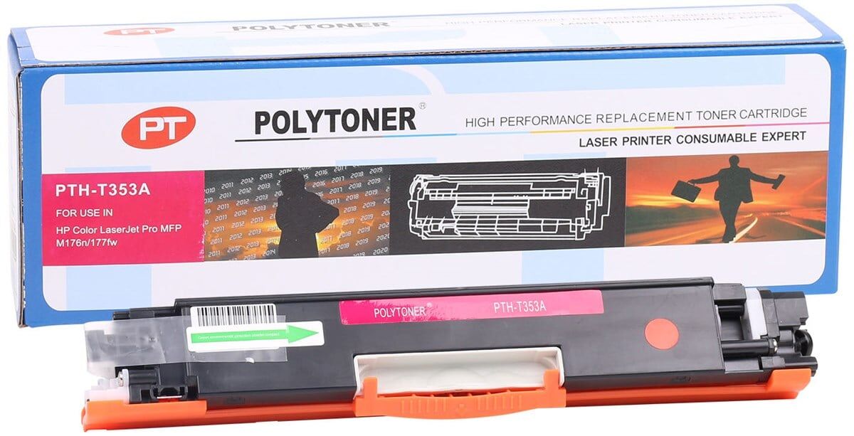 HP CF-353A  -130A Polytoner Kırmızı  Pro M-176n  -177fw