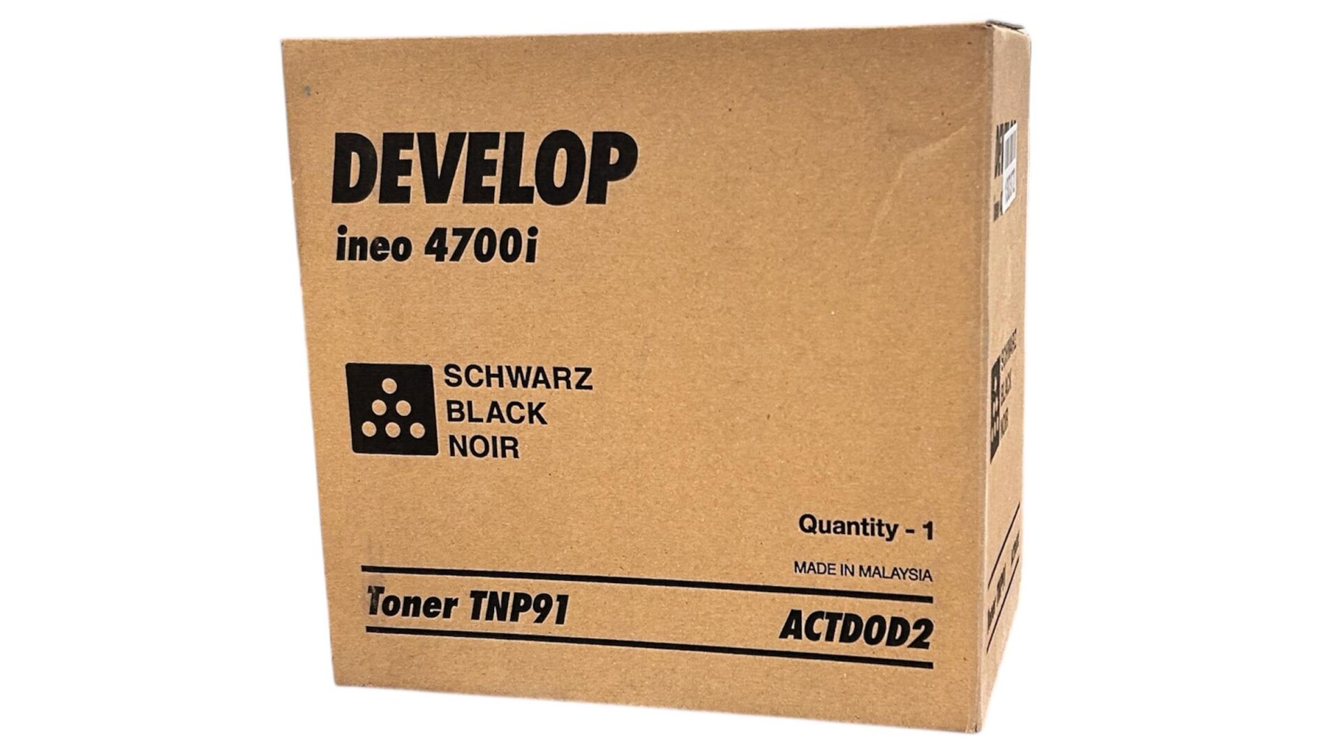 Develop TNP-91 Orjinal Toner  Ineo 4700i ACTD0D2