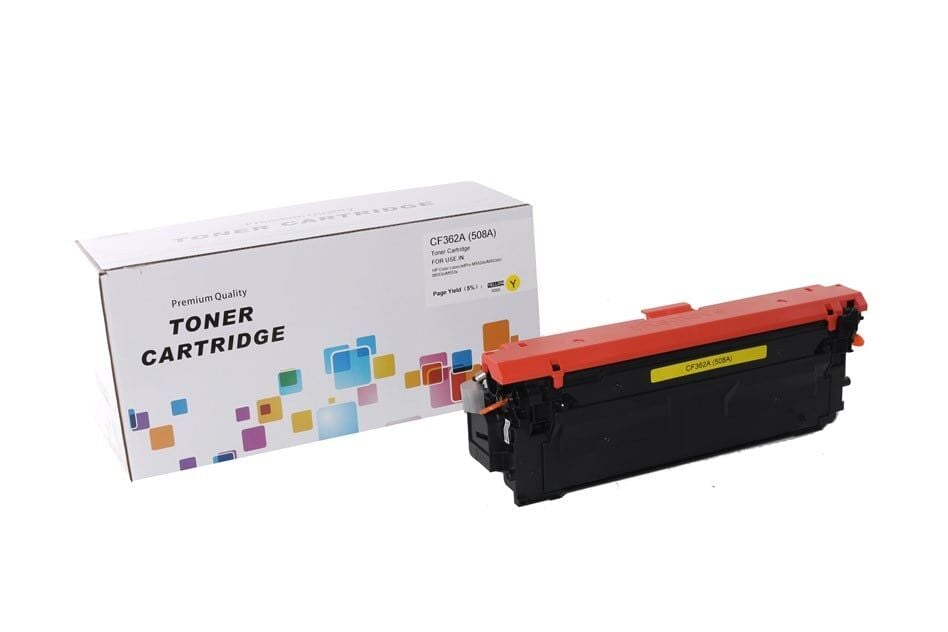 HP CF-362A 508A CRG-040Y Sarı Muadil Toner M-552  M-553  M-577  LBP-710  712
