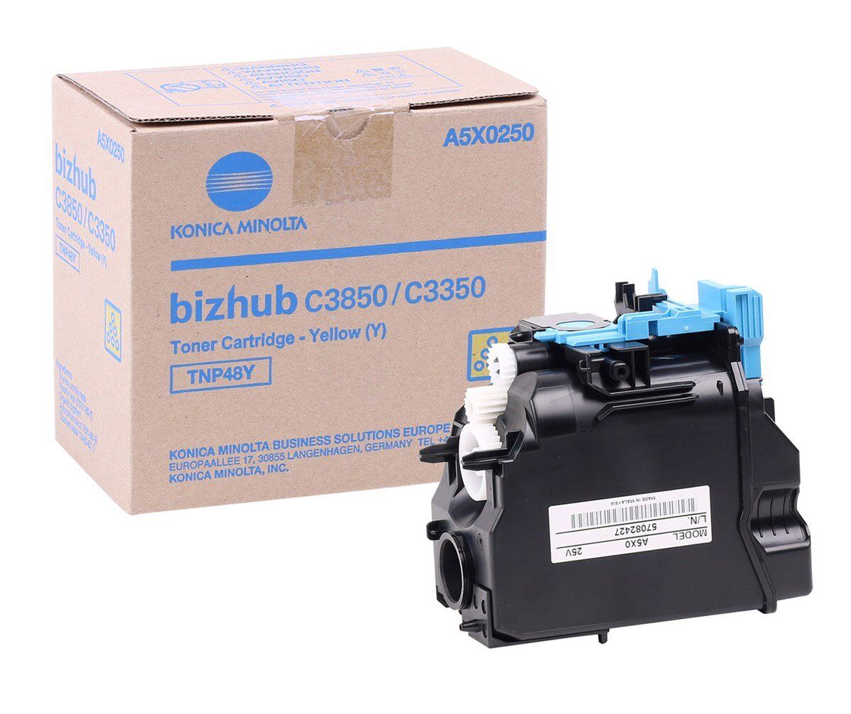 Minolta TNP-48 Orjinal Sarı Toner Bizhub C-3350  C-3850 A5X0250