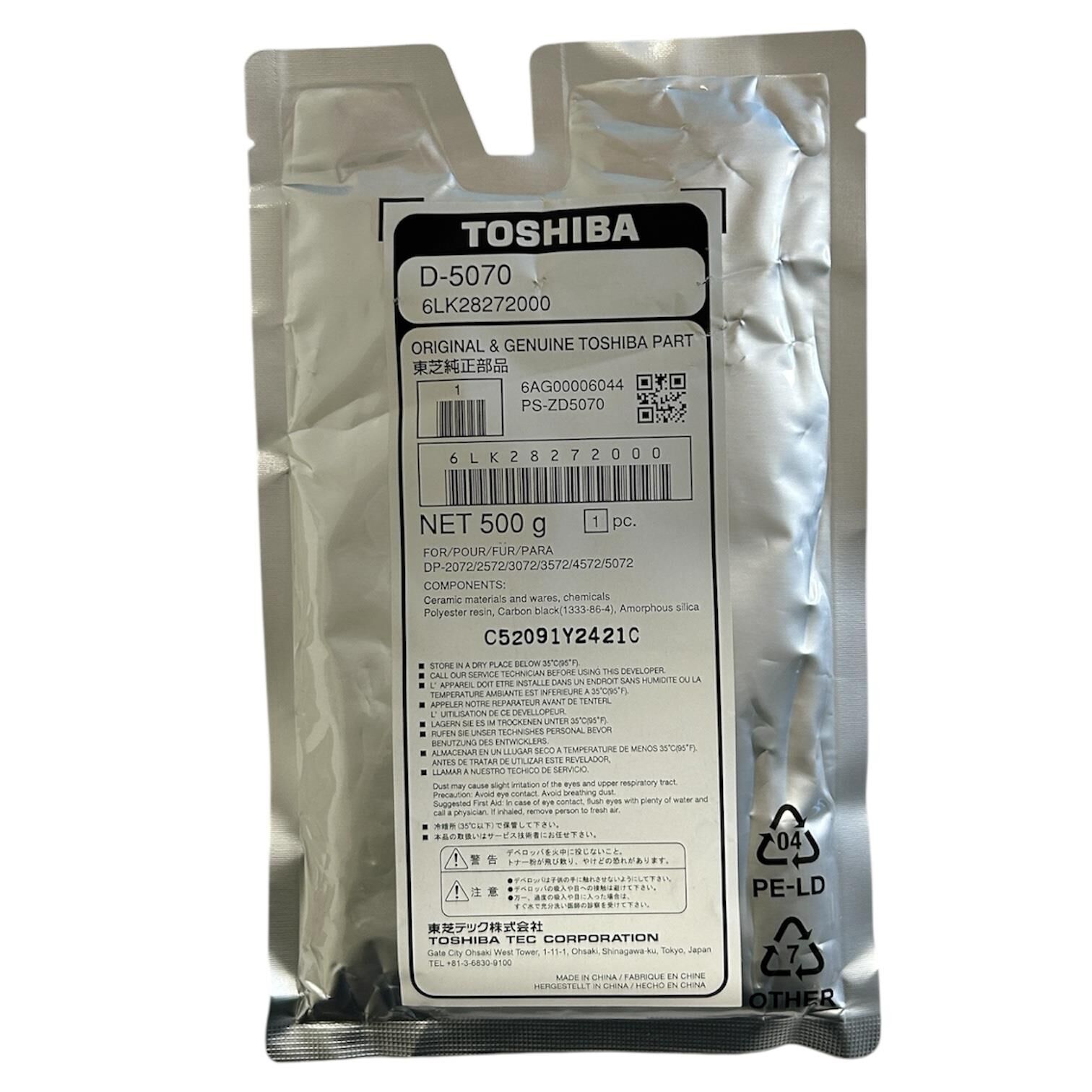 Toshiba D-5070 Orjinal Developer e-Studio 257  307  357  507 2008 2508 3008 3508