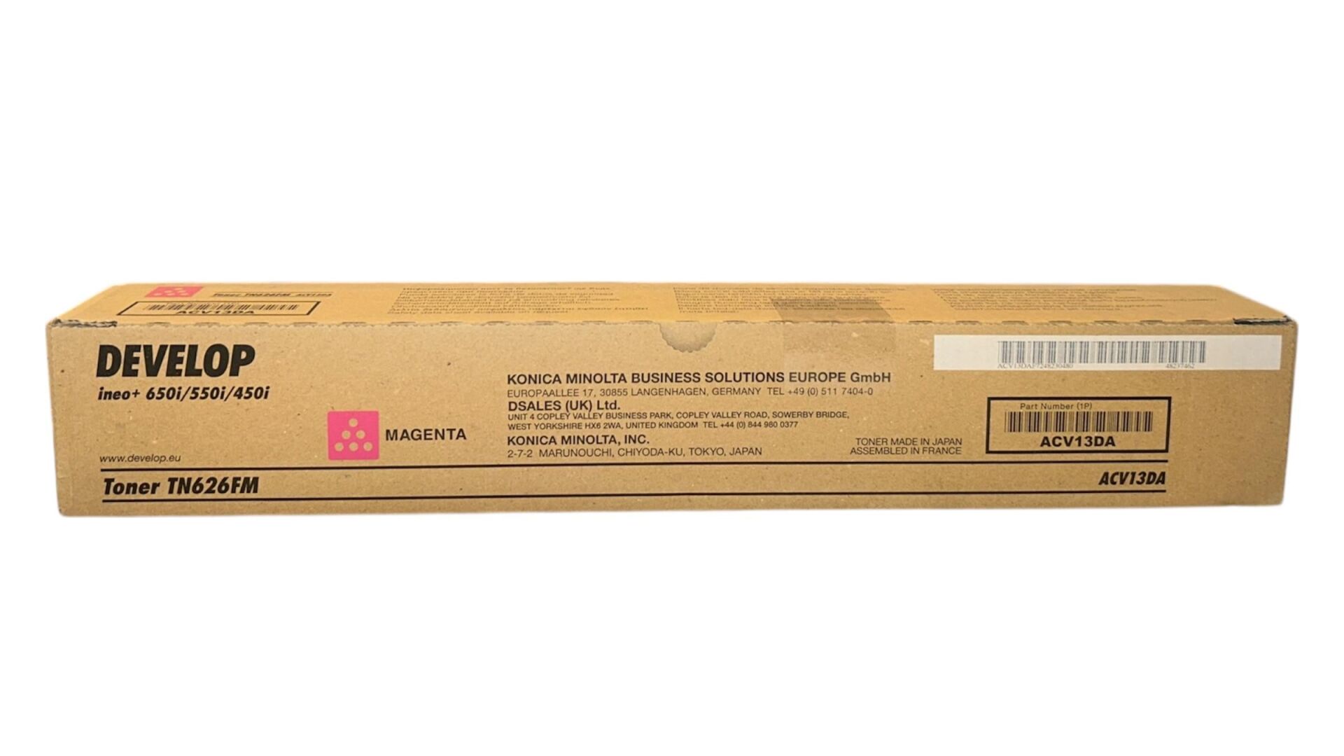 Develop TN-626 Orjinal Kırmızı Toner Ineo +450i +550i +650i ACV13DA