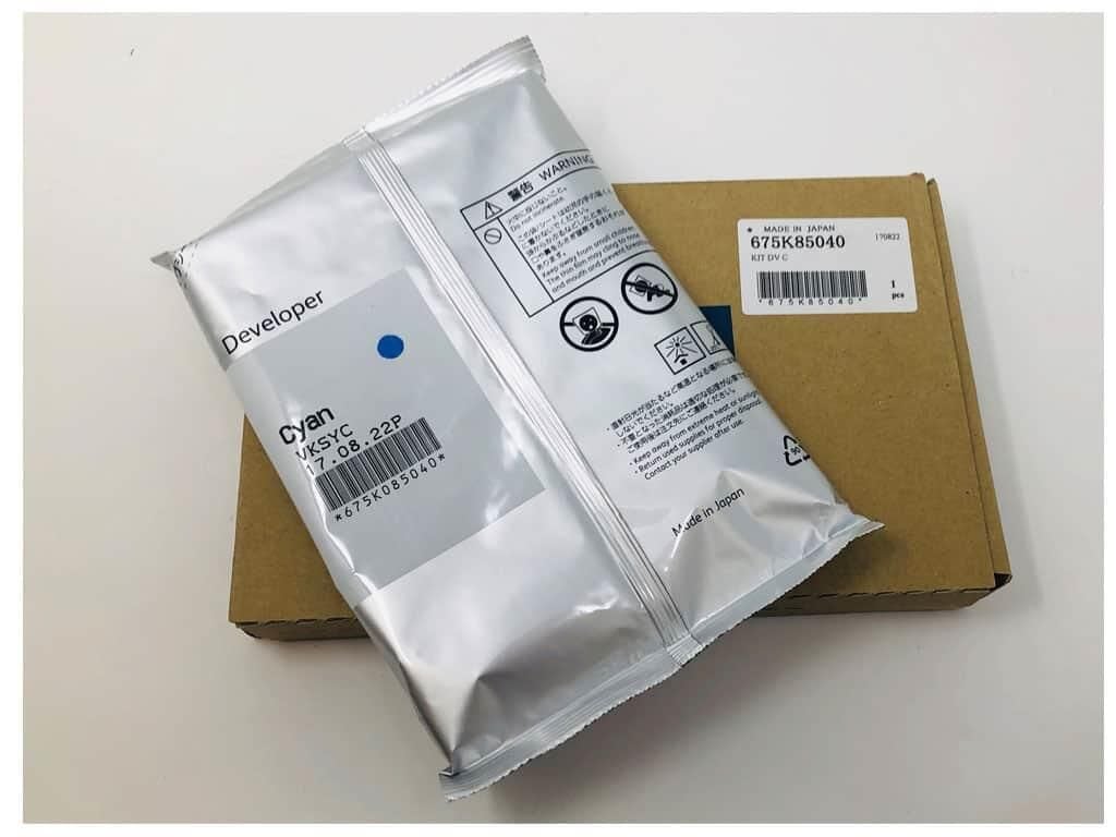 Xerox WorkCentre 7525 7830 Orijinal Mavi Developer  7530 7545 7835 675K085050