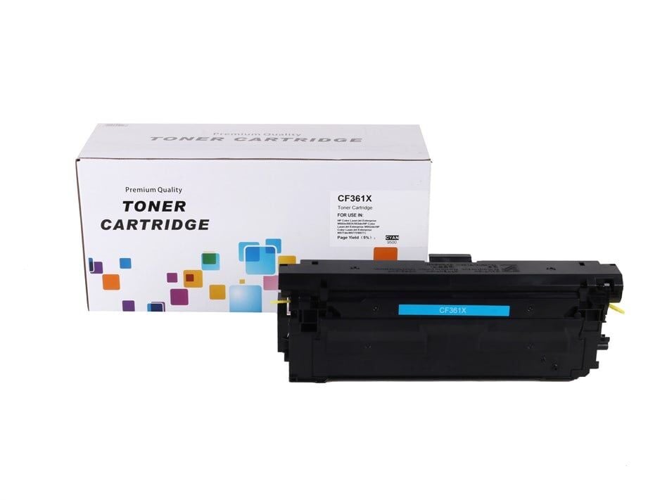 HP CF-361X  -508X  CRG-040HC Mavi Muadil Toner M-552  M-553  M-577  LBP-710  712