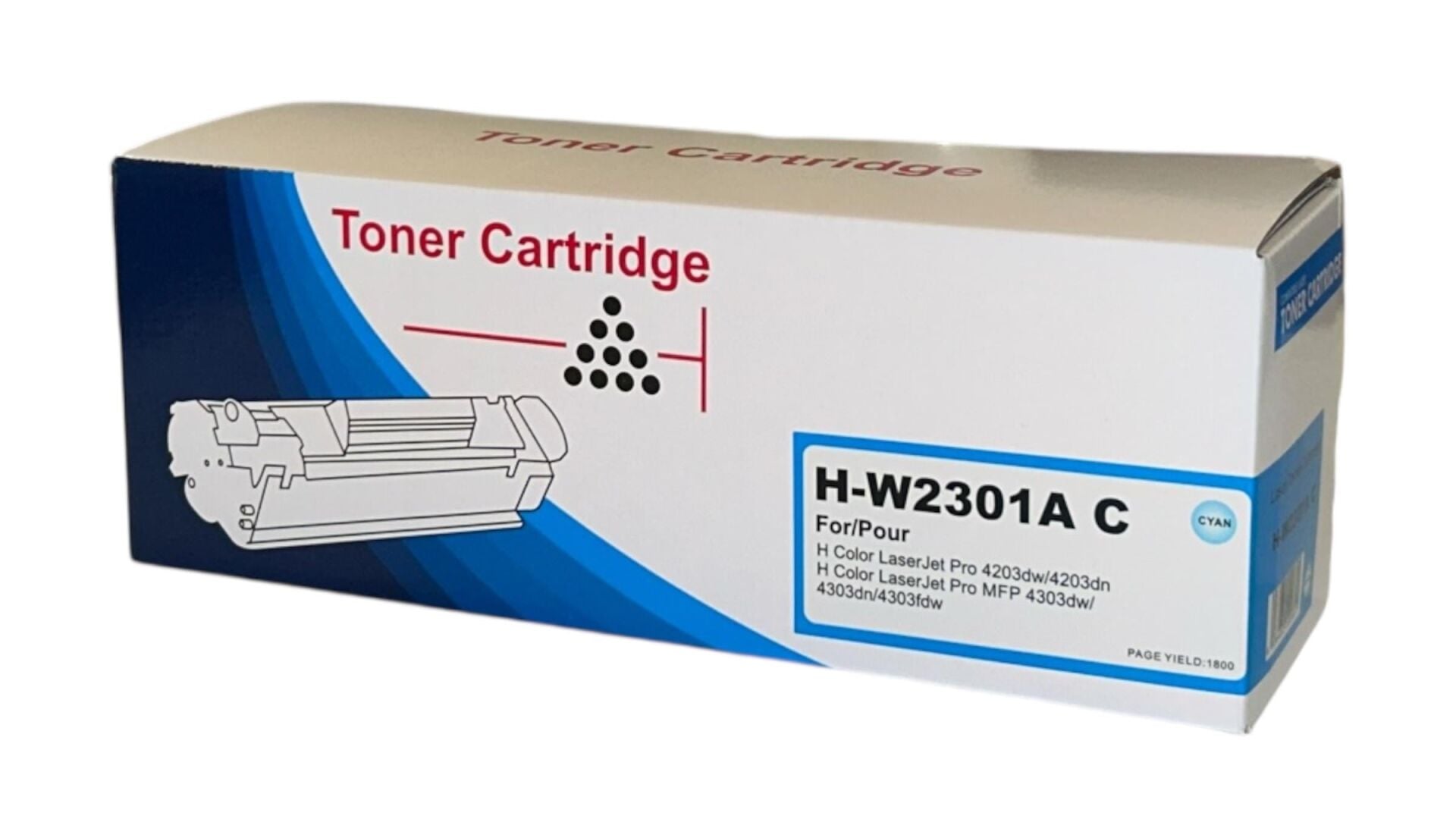HP 230A  W2301A Muadil Toner Mavi  Pro 4203dn  4303fdw  (Chipli)