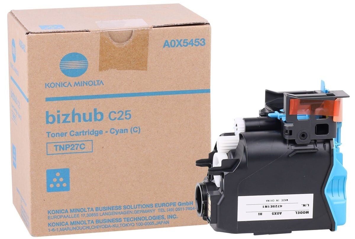 Minolta TNP-27 Orjinal Mavi Toner Bizhub C-25 A0X54D4
