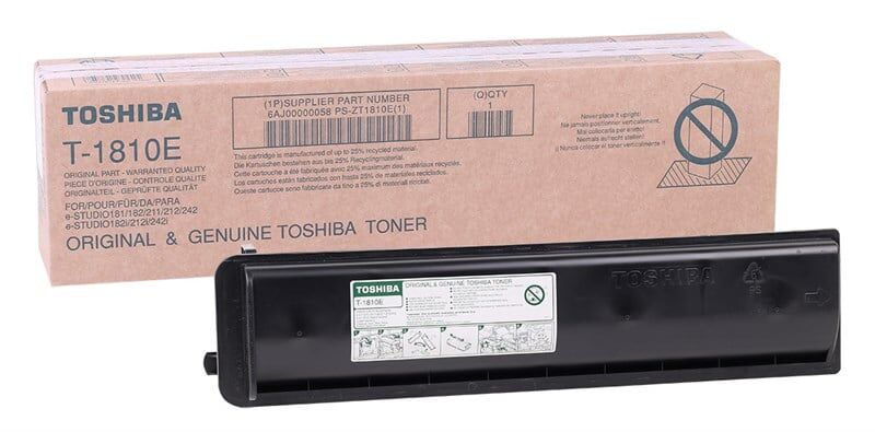 Toshiba T-1810E Orjinal Toner e-Studio 181 182 211 212 242 24,5k 6AJ00000286