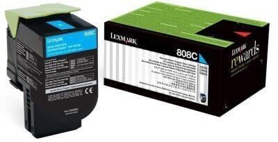 Lexmark CX310 CX410 Orijinal Mavi Toner 80C00CG