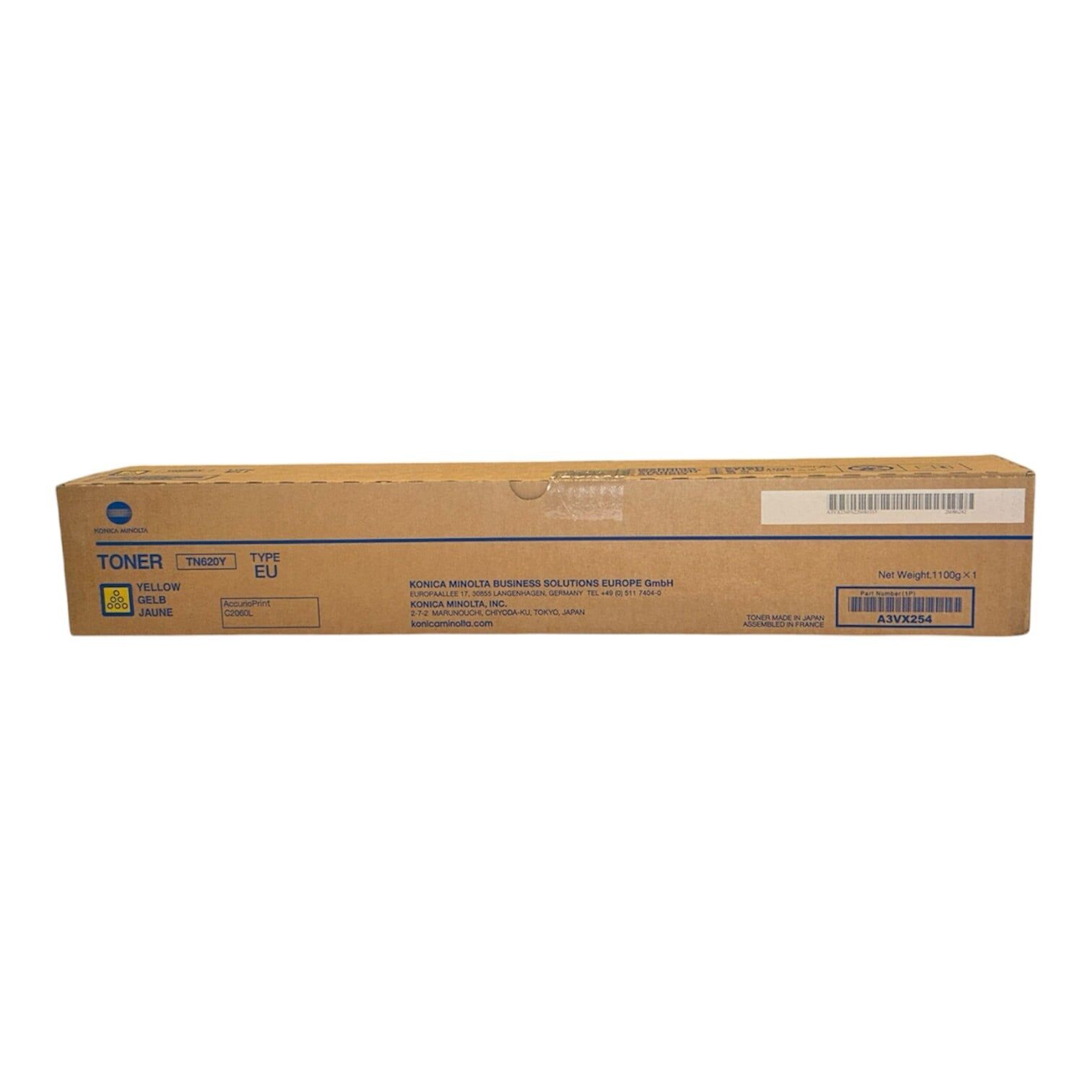 Minolta TN-620 Orjinal Sarı Toner AccurioPress 2060L A3VX254 70k.