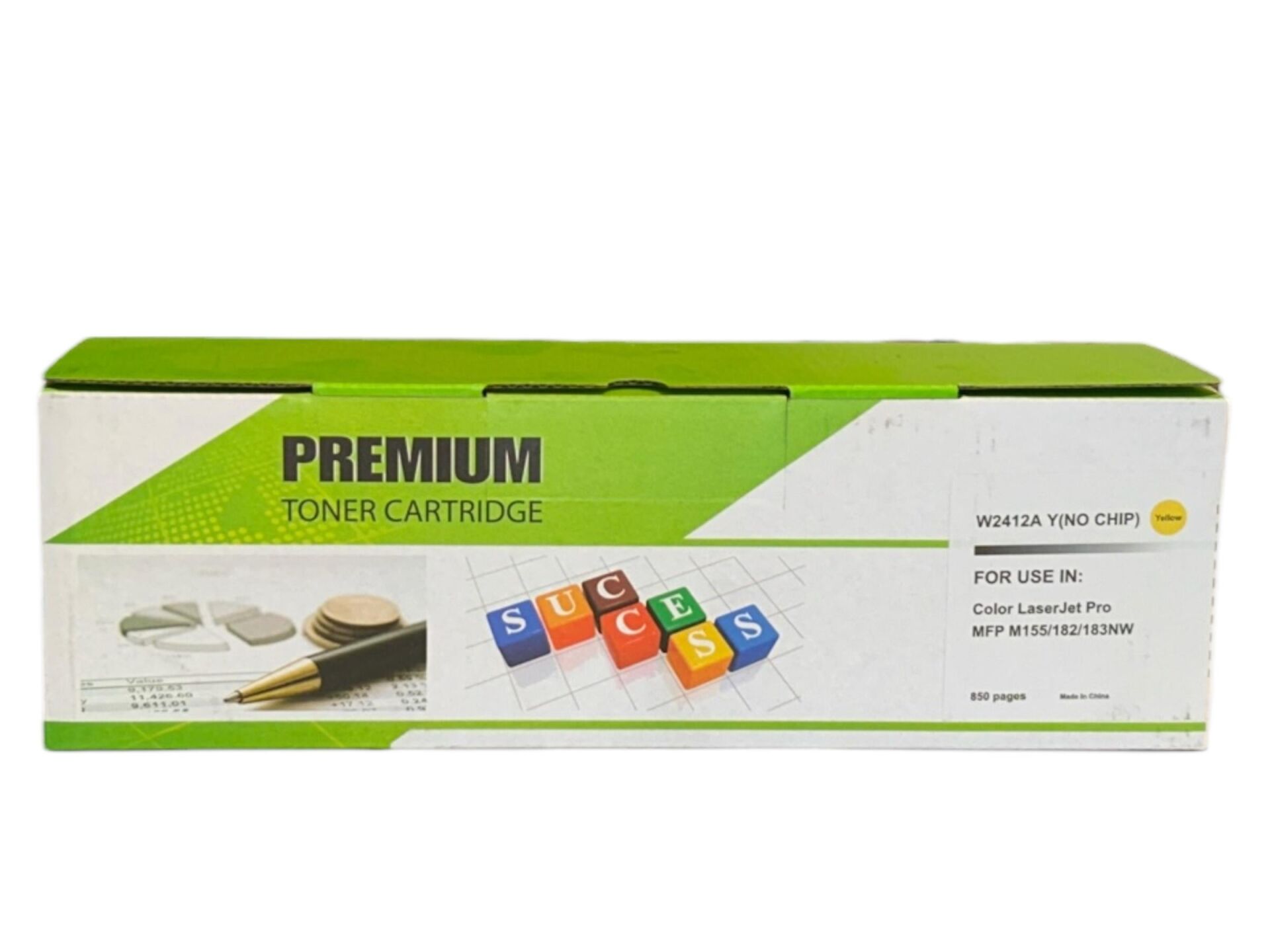 HP 216A  W2412A Sarı Muadil Toner LaserJet Pro MFP M182n  M183fw (Chipsiz)