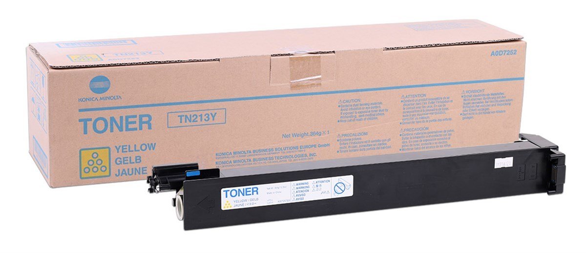 Minolta TN-213 Orjinal Sarı Toner C-203 C-253 A0D7252