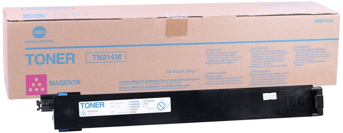 Minolta TN-214 Orjinal Kırmızı Toner Bizhub C200 A0D7354