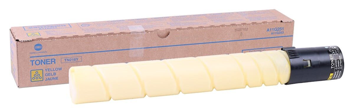 Minolta TN-216  Orjinal Sarı Toner Bizhub C220 C280 Olivetti MF220 MF280