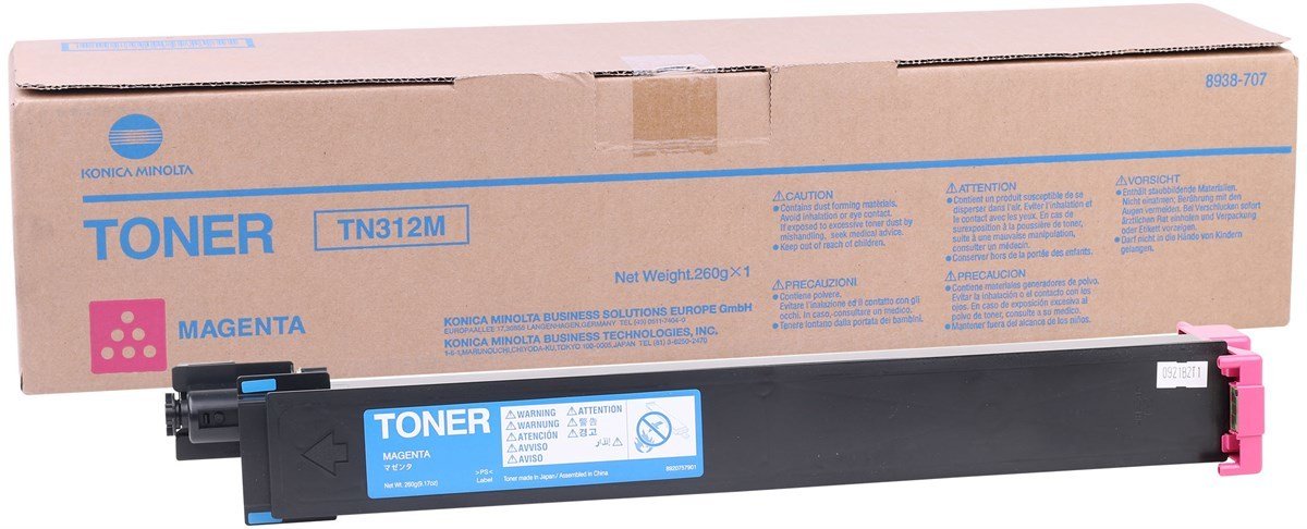 Minolta TN-312 Orjinal Kırmızı Toner Bizhub C300 C352 8938-707
