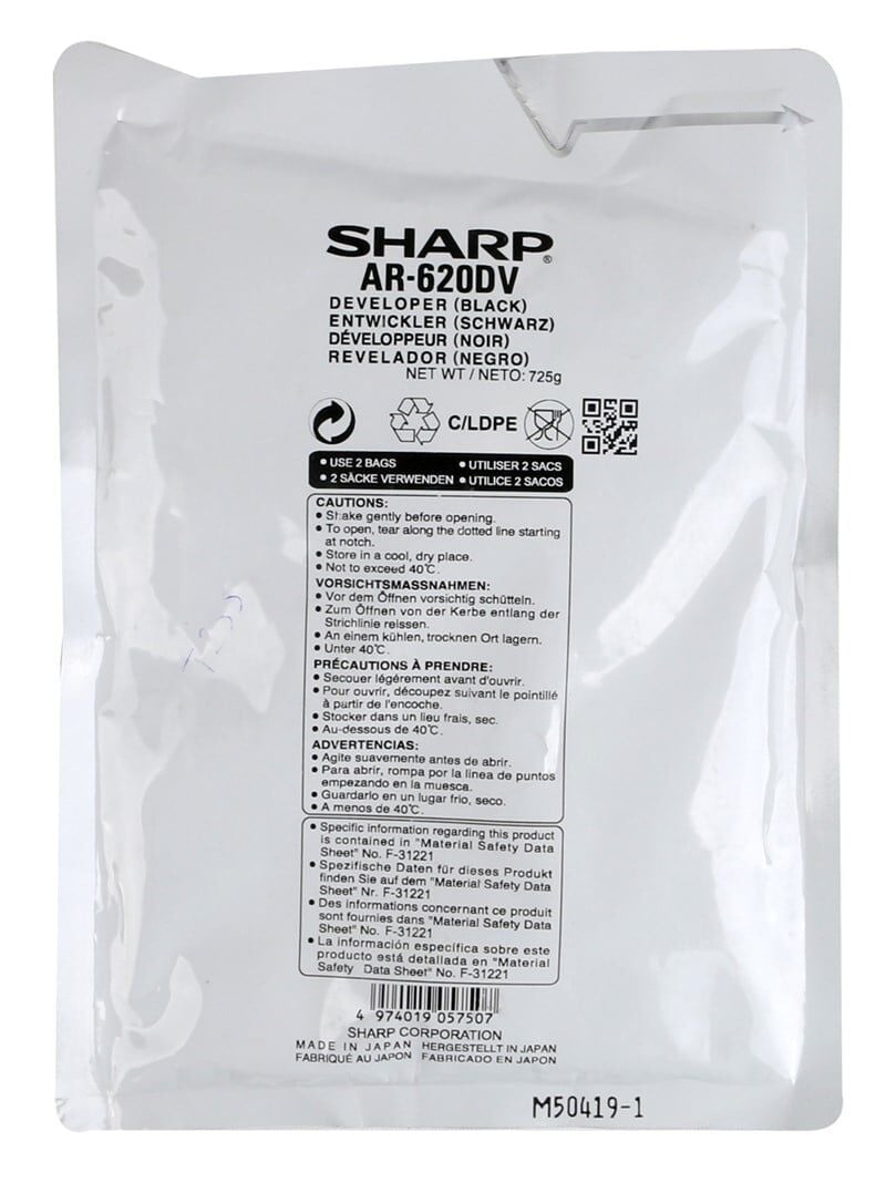 Sharp AR-620DV Orjinal Developer AR  MX-550  620  700   725g