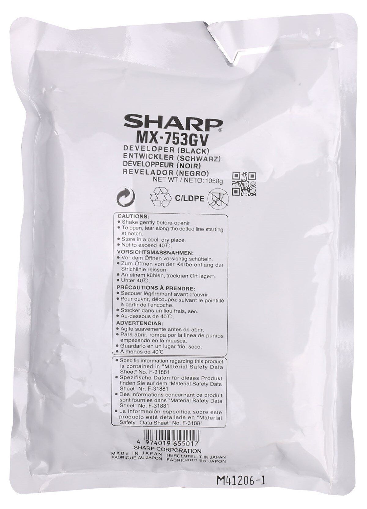 Sharp MX-753GV Orjinal Developer MX-M623U MX-M753U