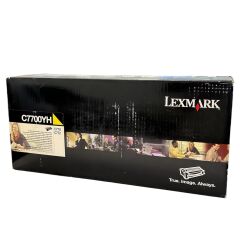 Lexmark C-7700 YH Orjinal Sarı Toner C-770  C-772 (10k)