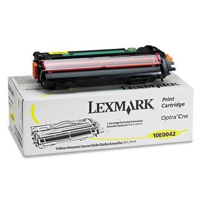Lexmark Optra C-710 Orjinal Sarı Toner  10E0042