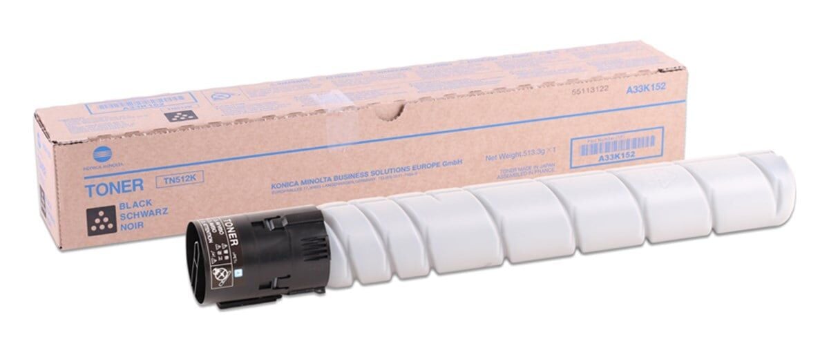 Minolta TN-512 Orjinal Siyah Toner C-454  C-554  A33K152