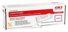 Oki C3200 Orjinal Kırmızı Toner (42804538) (3k)