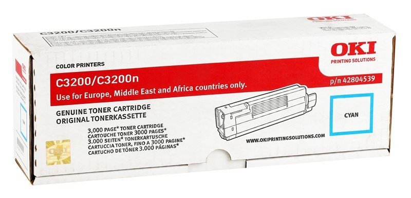 Oki C3200 Orjinal Mavi Toner (42804539) (3k)