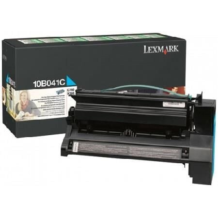 Lexmark Optra C-750  X-750 Yüksek Kapasite Orjinal Mavi Toner  10B042C  (15k)