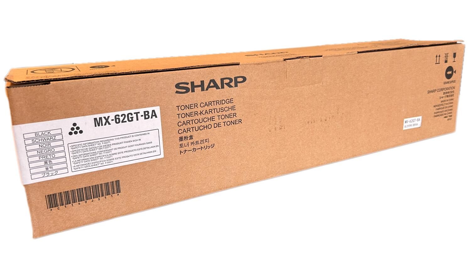 Sharp MX-62GT-BA Orijinal Siyah Toner MX-6240 7040