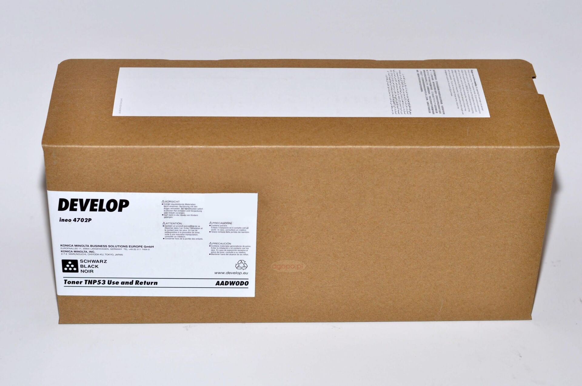 Develop TNP-53 Orjinal Toner İneo 4702P AADW0D0
