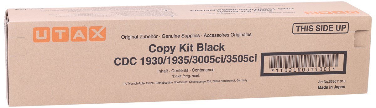Utax CDC-1930-1935 / Triumph Adler DCC-2930-2935-3005Cİ Orjinal Siyah Toner