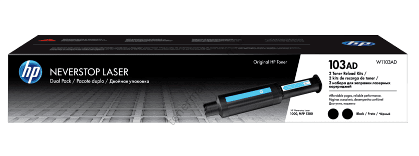 HP W1103AD Neverstop Toner Kit (103AD) İkili Paket
