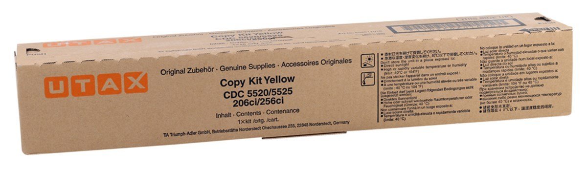 Utax CDC-5520-5525-206Cİ-256Cİ / Triumph Adler DCC-6520 Orjinal Sarı Toner