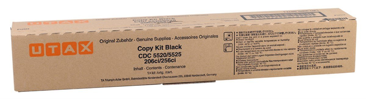 Utax CDC-5520-5525-206Cİ-256Cİ / Triumph Adler DCC-6520 Orjinal Siyah Toner