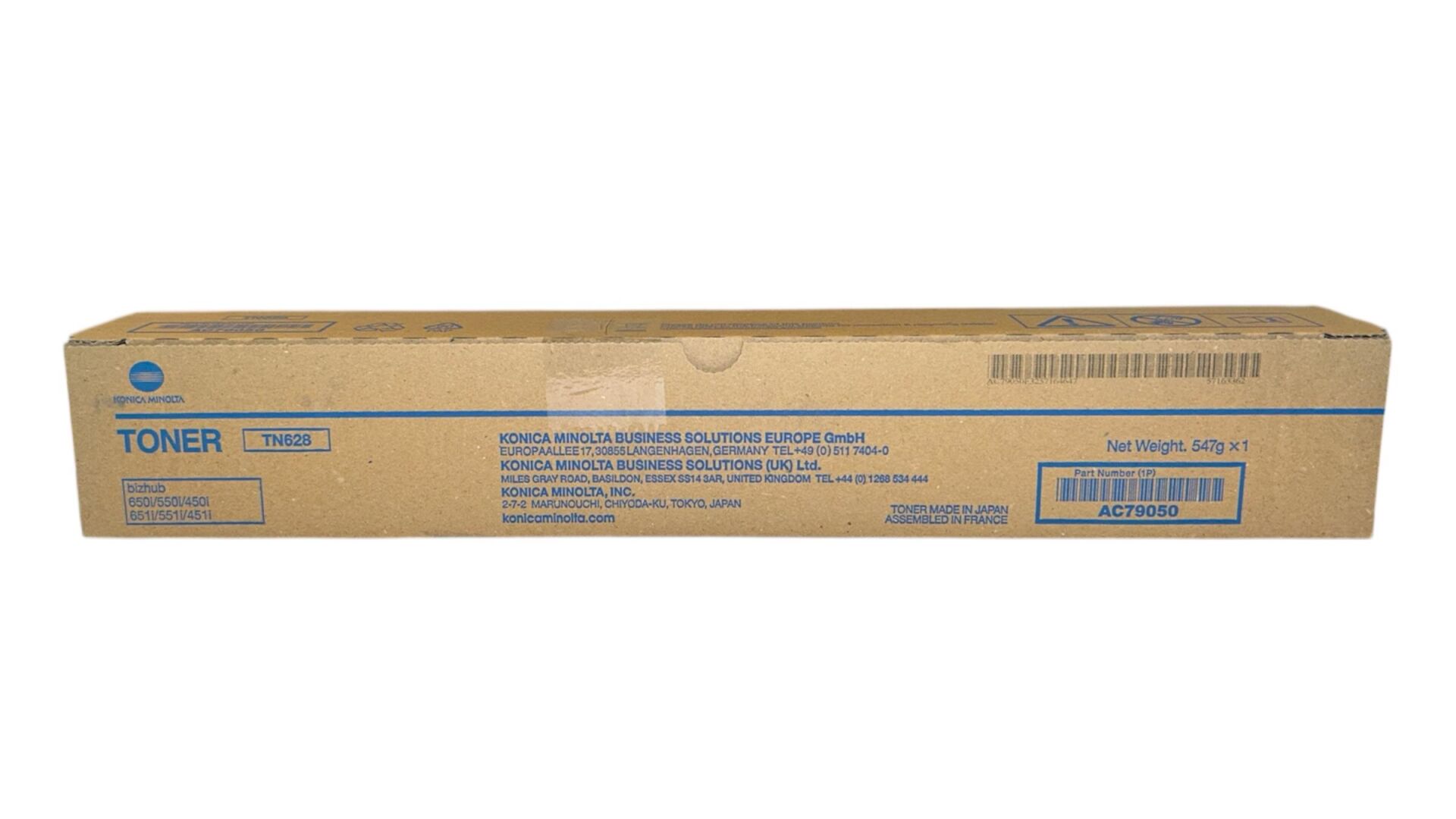 Minolta TN-628 Orijinal Toner Bizhub 450i 550i 650i AC79050