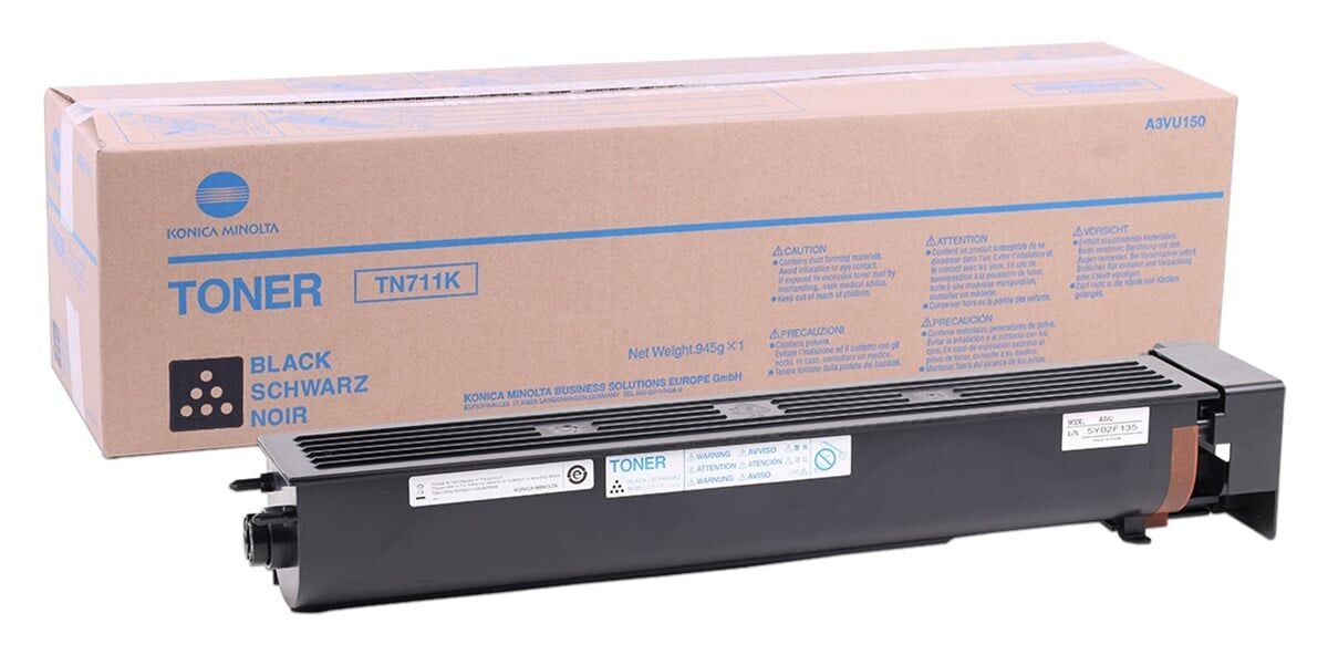Minolta TN-711 Orjinal Siyah Toner Bizhub C-654  C-754