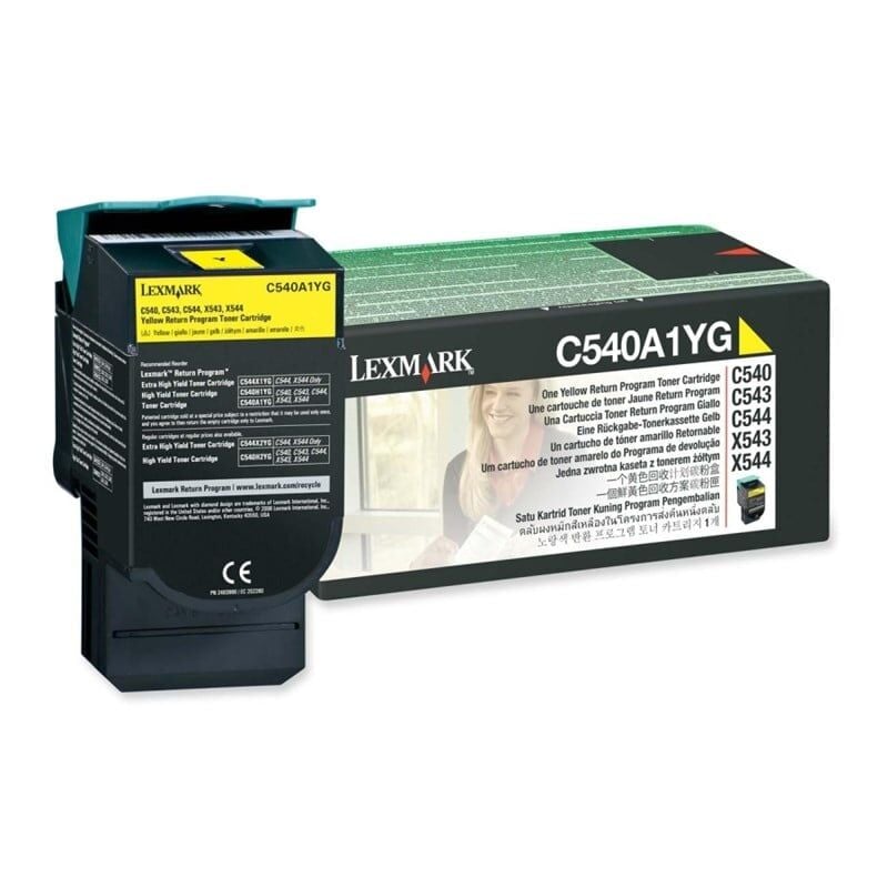 Lexmark C540A1YG Orjinal Sarı Toner  C-540 C-543 C-544
