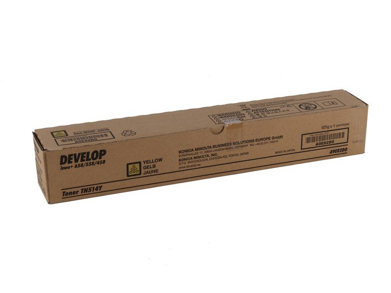 Develop TN-514 Orjinal Sarı Toner İneo +45  +558  +658  A9E82D0
