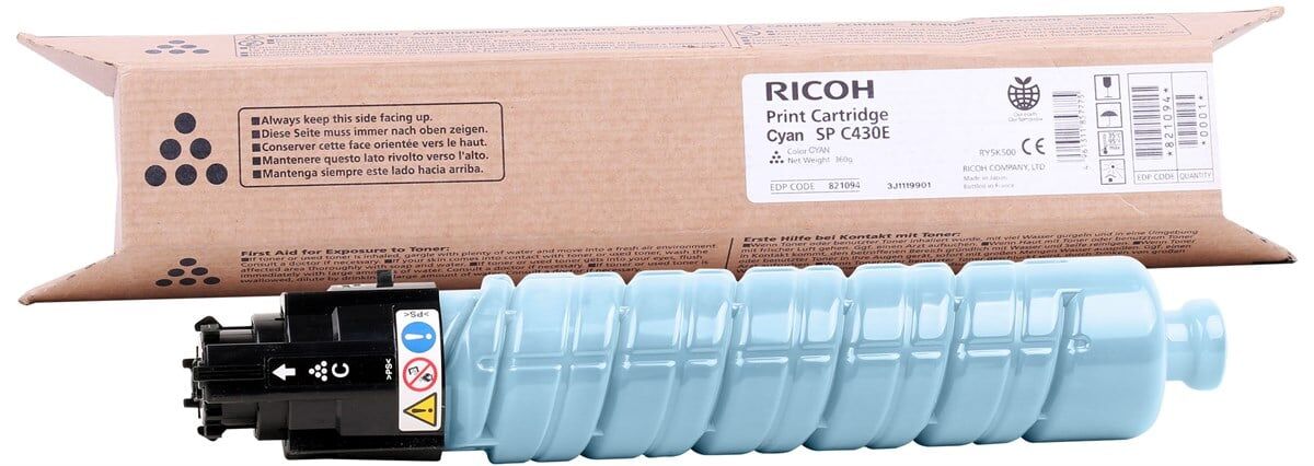 Ricoh SP-C 430DN C431DN C440 Orjinal Mavi Toner (821280)
