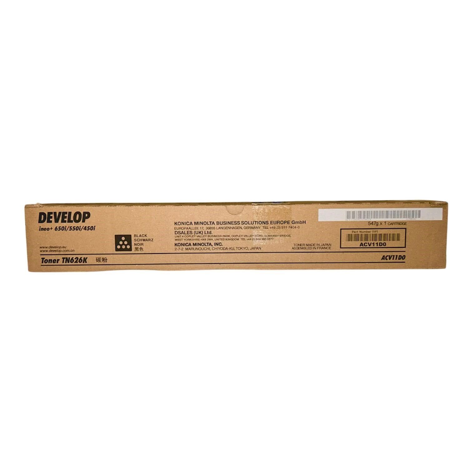 Develop TN-626 Orjinal Siyah Toner Ineo +450i +550i +650i ACV11D0